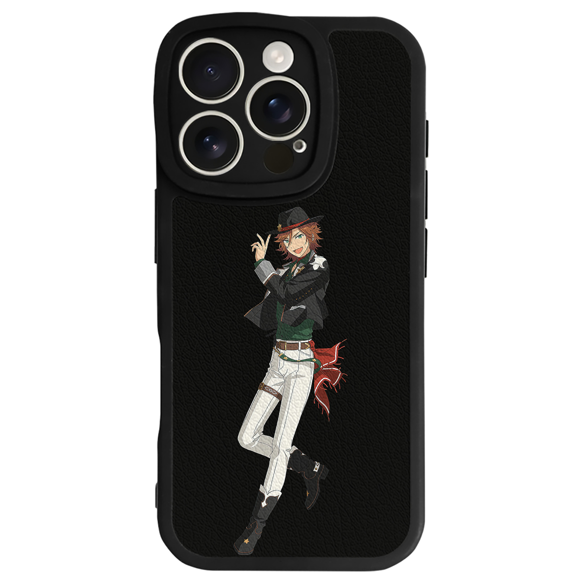 （画像用） あんさんぶるスターズ! Ensemble Stars 【iPhone 16シリーズ対応】シリコンスマホケース（レザー調） 材質：シリコン